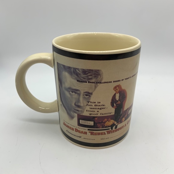 Warner Bros James Dean 'Rebel Without A Cause' Retro Ceramic Mug - Picture 5 of 12